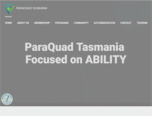 Tablet Screenshot of paraquadtas.org.au